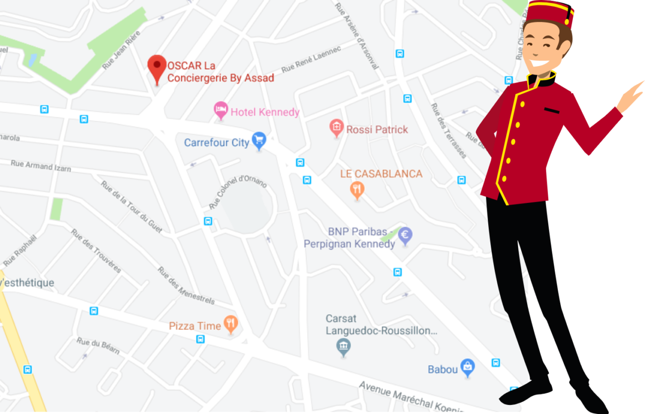 Oscar — plan d’accès
